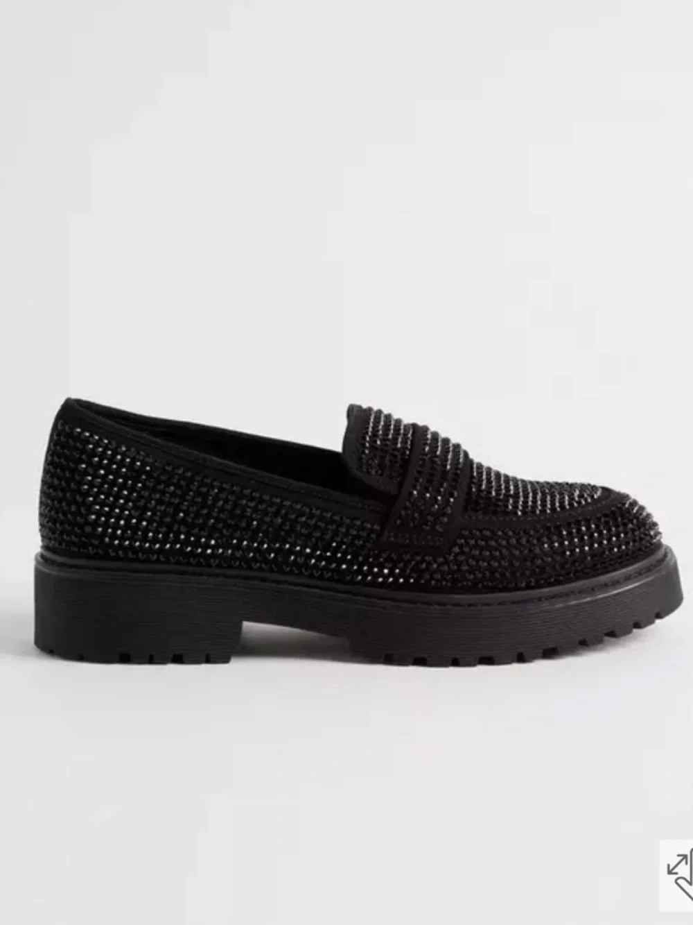 NWT TORRID Black Embellished Women's Loafer